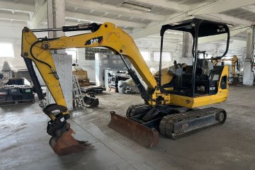 minikoparka gąsienicowa, 2,7t, łyżka, lemiesz