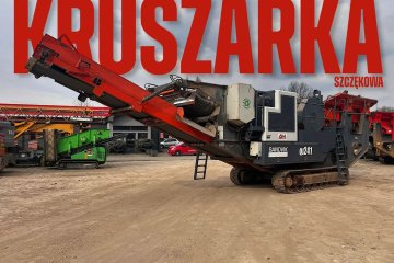 kruszarka szczękowa 34t, magnes, pilot jazdy, hydr. regulacja