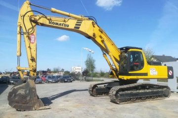 koparka gąsienicowa, po remoncie, 55t, długie ramię do wyburzeń 28m