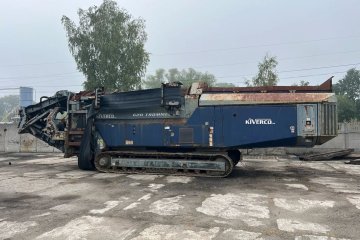 duży przesiewacz bębnowy, 2 frakcje, do ziemi, śmieci, odpadów