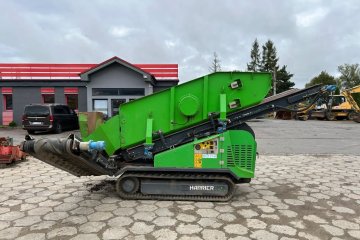 mały przesiewacz mobilny, do ziemi, kamieni, węgla, gruzu