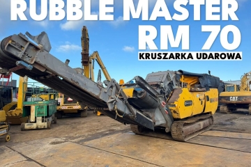 mobilna kruszarka udarowa, silnik Deutz, 21t, odsiew boczny, magnes