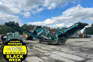 2pokłady, 3 frakcje, odgliniacz, przesiewacz wstępny, gąsienice, Deutz