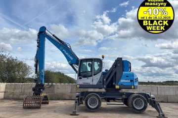 maszyna przeładunkowa, podpory, Deutz, chwytak obrotowy, pełne opony