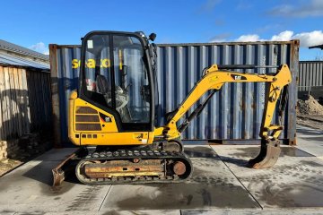 mini koparka gąsienicowa, łyżka, szybkozłącze, hydraulika