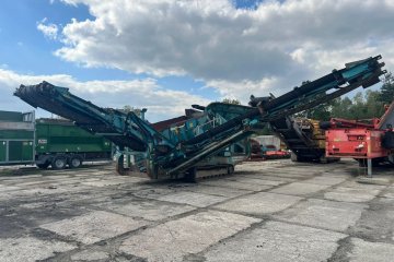 2pokłady, 3 frakcje, odgliniacz, przesiewacz wstępny, gąsienice, Deutz