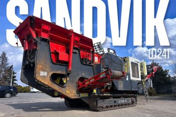 34-tonowa kruszarka szczękowa, magnes, odsiew, 2x pilot, rewers szczęk